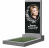 Накладка из керамогранита и керамики на памятник "Макет 25"