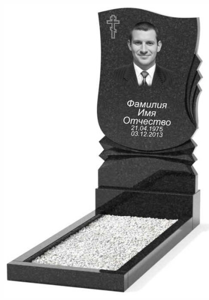 Гранитный памятник вертикальный фигурный ГПВ-046