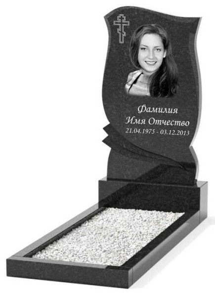 Гранитный памятник вертикальный фигурный ГПВ-050