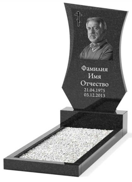 Гранитный памятник вертикальный фигурный ГПВ-069