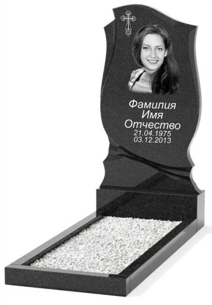 Гранитный памятник вертикальный фигурный ГПВ-076