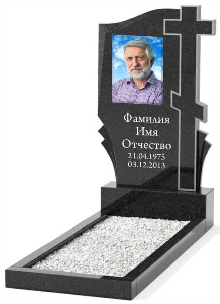 Гранитный памятник вертикальный фигурный ГПВ-077