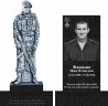 Памятник военному, участнику СВО из гранита ВС-76