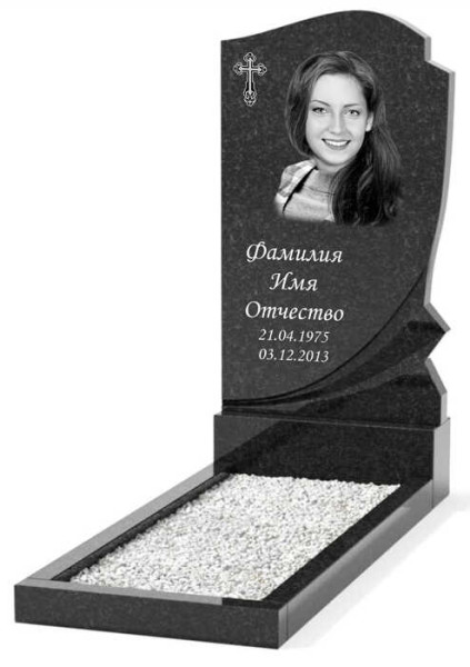 Гранитный памятник вертикальный фигурный ГПВ-088