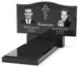 Памятник из гранита горизонтальный для двоих ГПГ-013