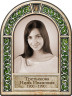 Портрет в форме арки на металлокерамике для памятника и креста 113-МК