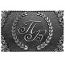Табличка на крест и памятник из алюминия
