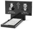 Гранитный памятник на двоих горизонтальный