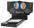 Памятник из гранита горизонтальный для двоих ГПС-014Г