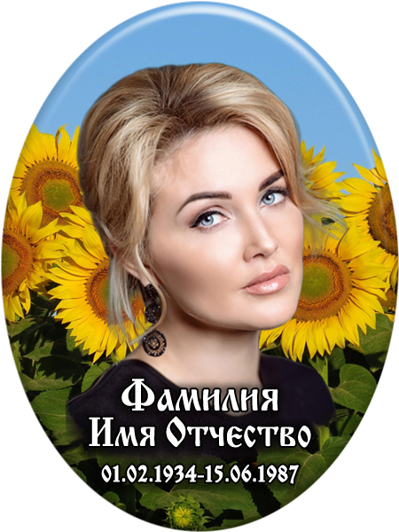 Портрет овальный на фарфоре Фон 19-Ф в Тихвине