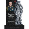 Памятник военному, участнику СВО из гранита ВС-16