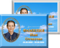 Табличка с фото на металлокерамике на памятник и крест №18МКГ-КЛ